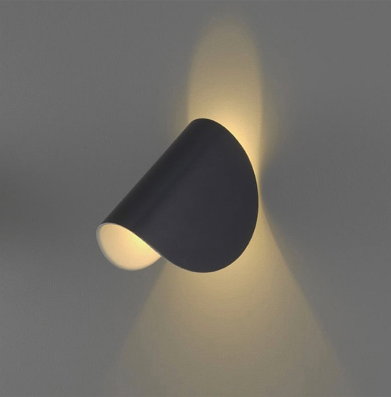 Aluminium-Wandleuchte LED Up Down Innen- und Außenbeleuchtung Warmes Licht 3000K 408 Lumen 6W Modernes Design IP65 | Sansoti