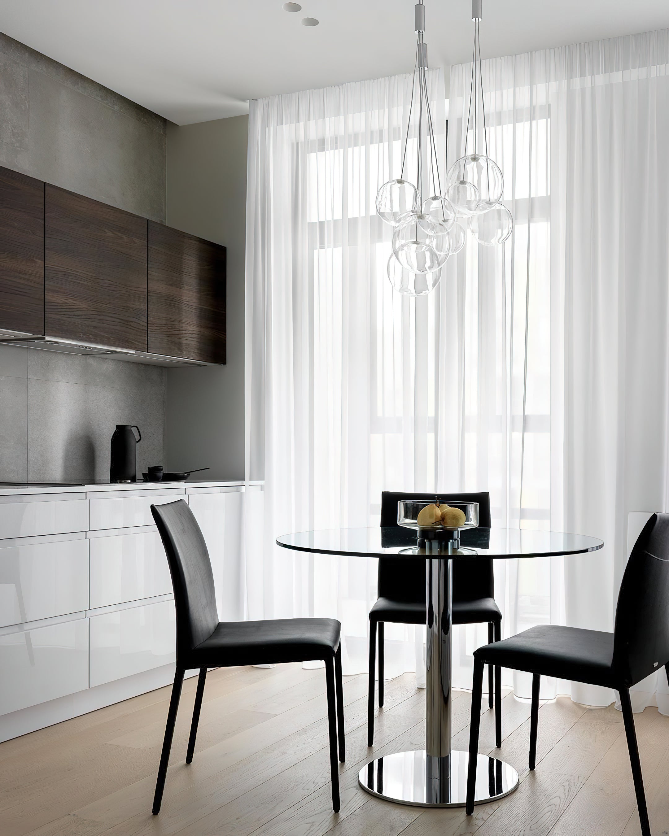 Glazen Hanglamp met Metalen Cluster Bellenbollen Moderne Verlichting | Sansoti