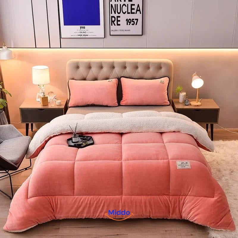 Couverture lestée laine-velours 150-230cm 2,5-4kg Chaleur Relaxation Sommeil profond Antistress Confort Chambre | Sansoti