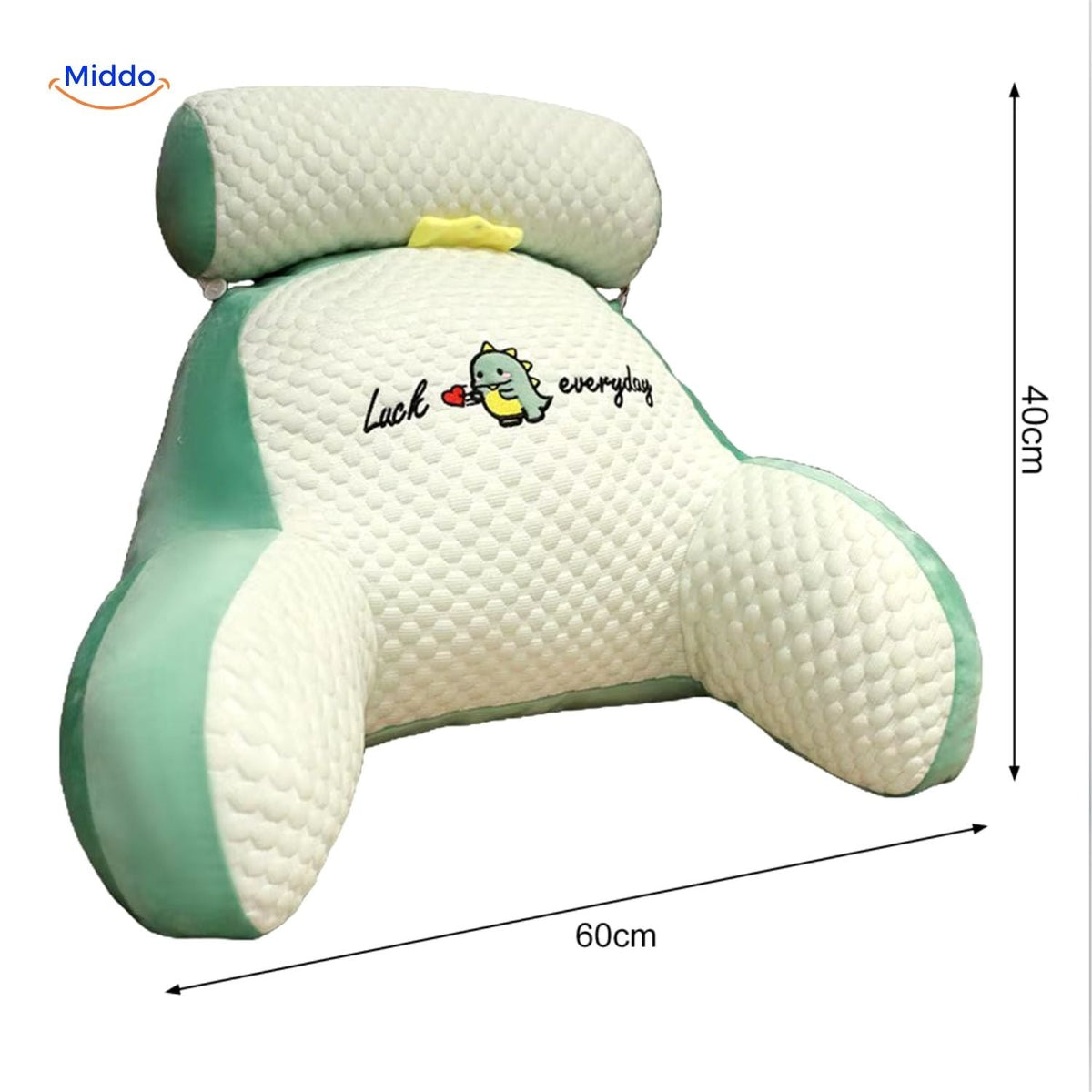 Backrest Cushion with Cute Prints for Sofa and Bed 60-70cm Lumbar Cushion Playful Designs Home Comfort | Sansoti