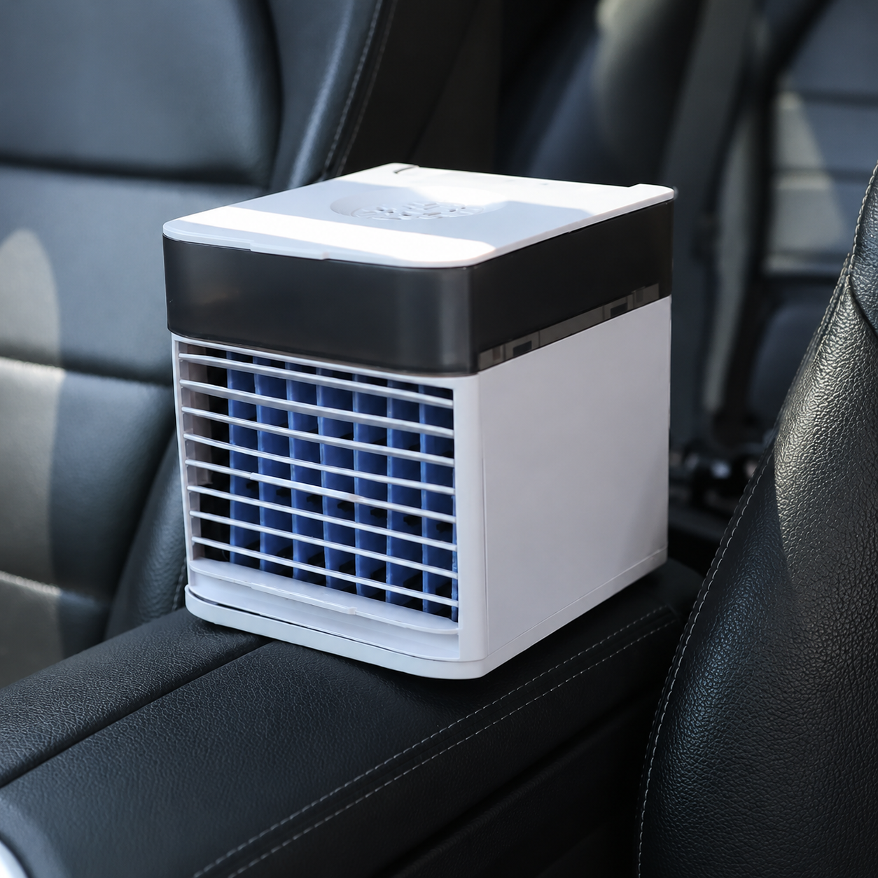 Draagbare Verdampingskoeler 12V voor Auto Camper Caravan | Verstelbare Luchtstroom Ventilator Voertuig | Sansoti