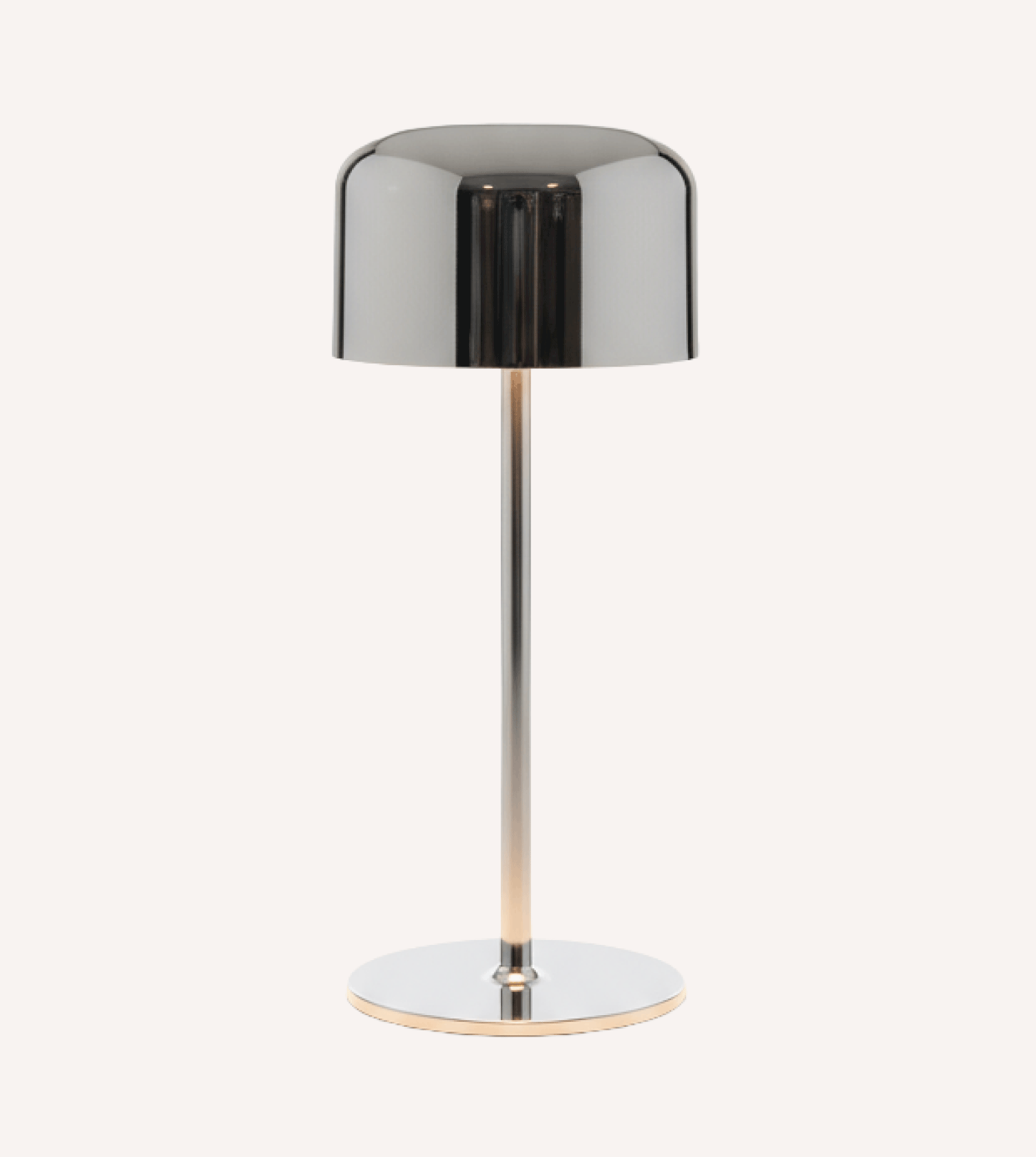 Draadloze Tafellamp LED Oplaadbaar Touch Dimbaar IP54 21cm Chroom