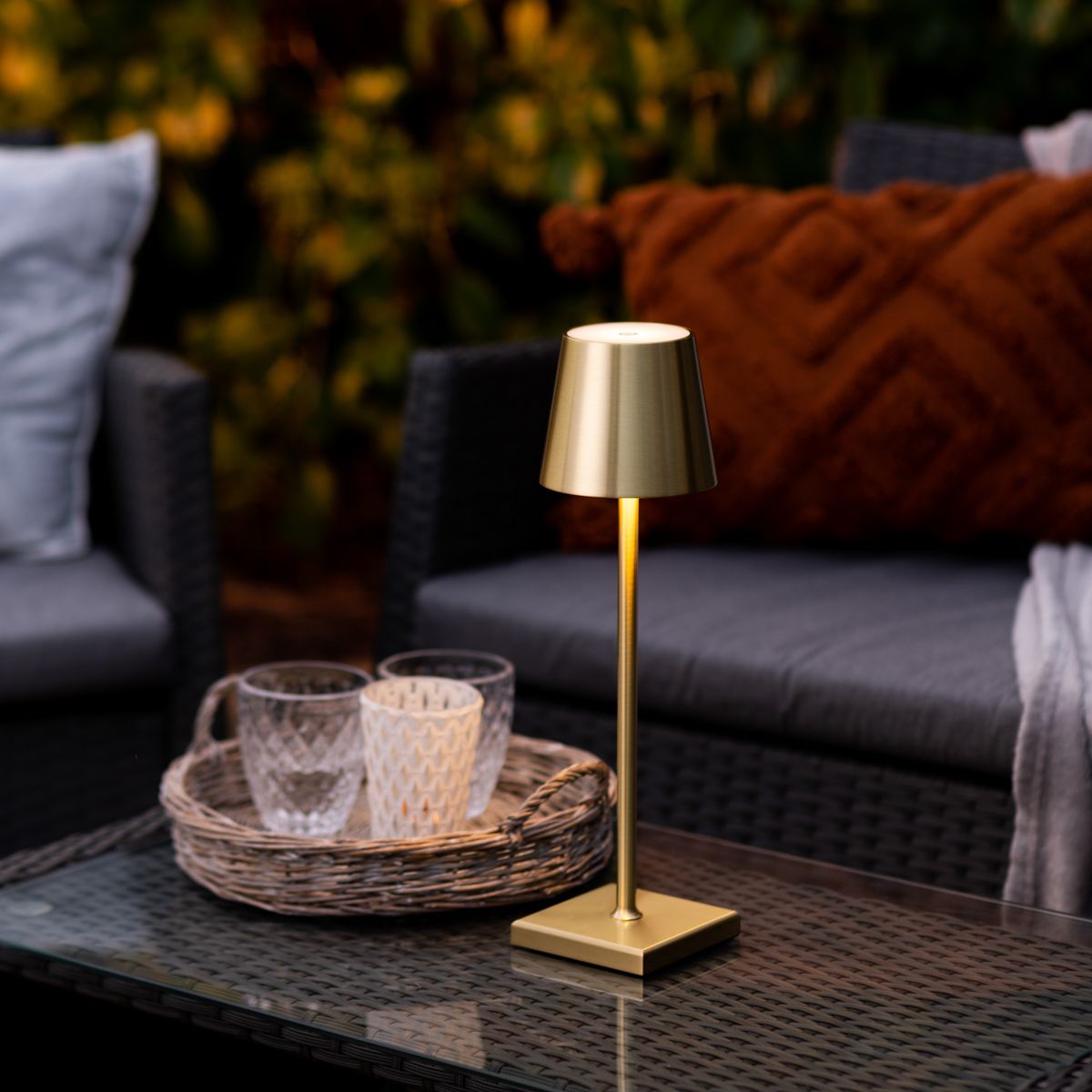 Oplaadbare LED Tafellamp Draadloos met Ingebouwde Batterij – Dimbaar Aanraakbediening 3000K-6000K 550 lm | Sansoti