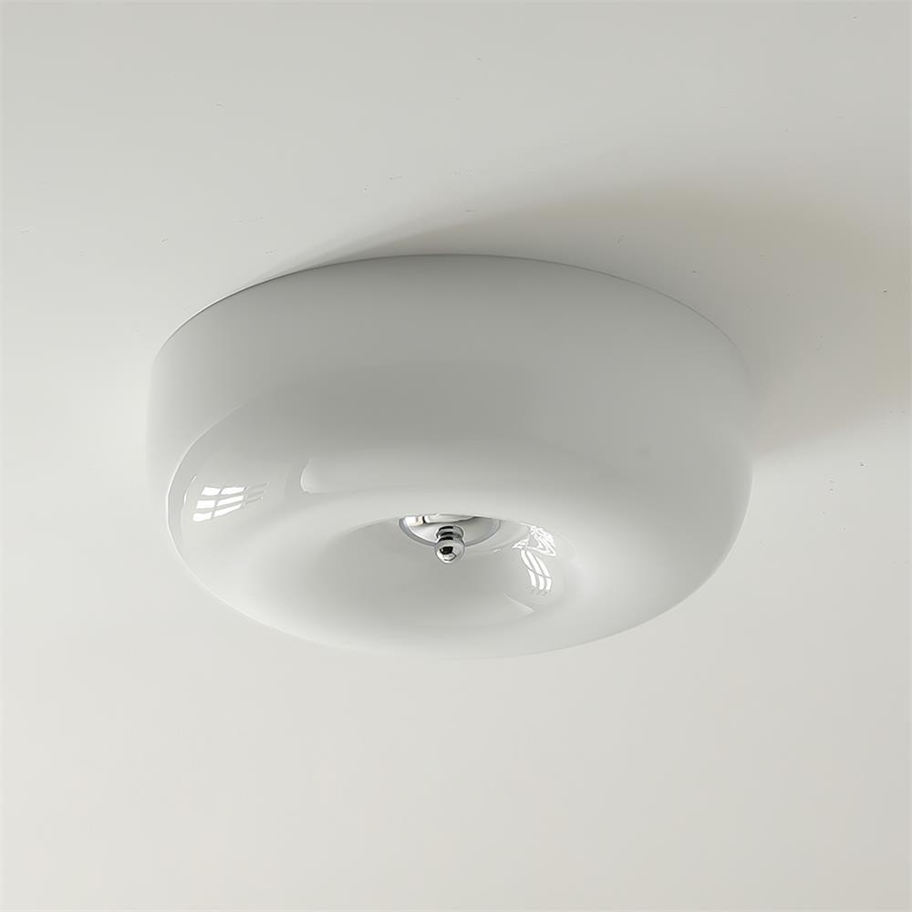 Deckenleuchte Glas Swirl Metall Weiß Kaffee Beige Wohnzimmer Schlafzimmer LED 3000K 4000K 6000K Ø32 Ø40 Ø46cm Deckenleuchte Dimmbar | Restfield