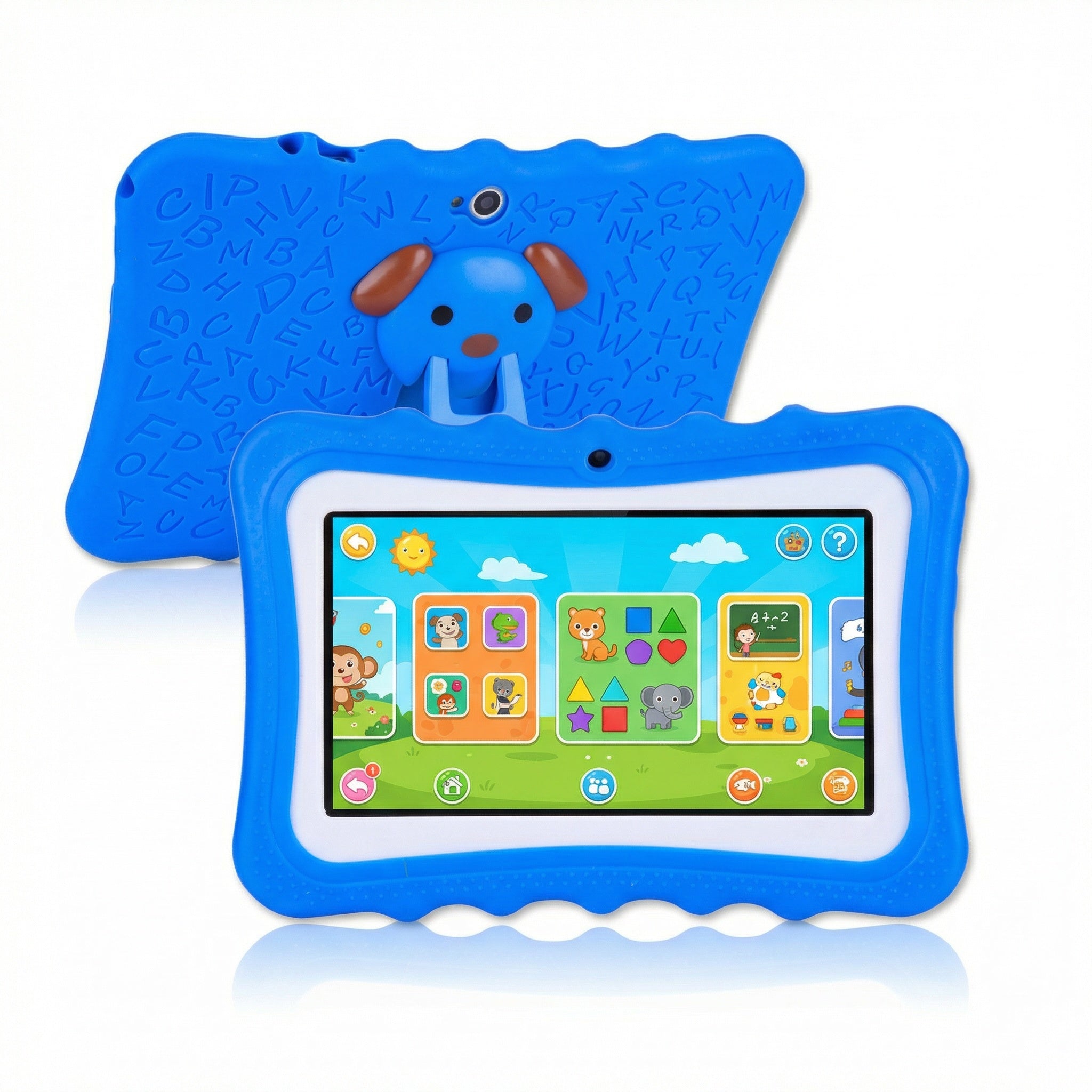 Kindertablet 7 inch met Leerapps en Ouderlijk Toezicht – Educatieve Tablet voor Kinderen | Sansoti