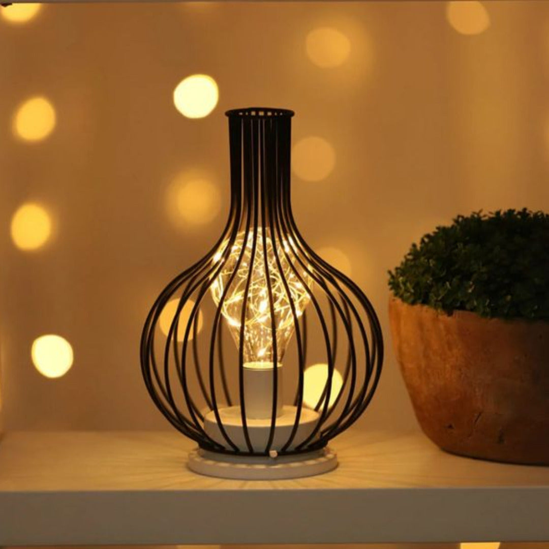 Draadloze Sfeerlamp Wijnvorm Warm Licht Tafelverlichting Diner Decoratie Sfeervolle Designlamp Interieur | Sansoti