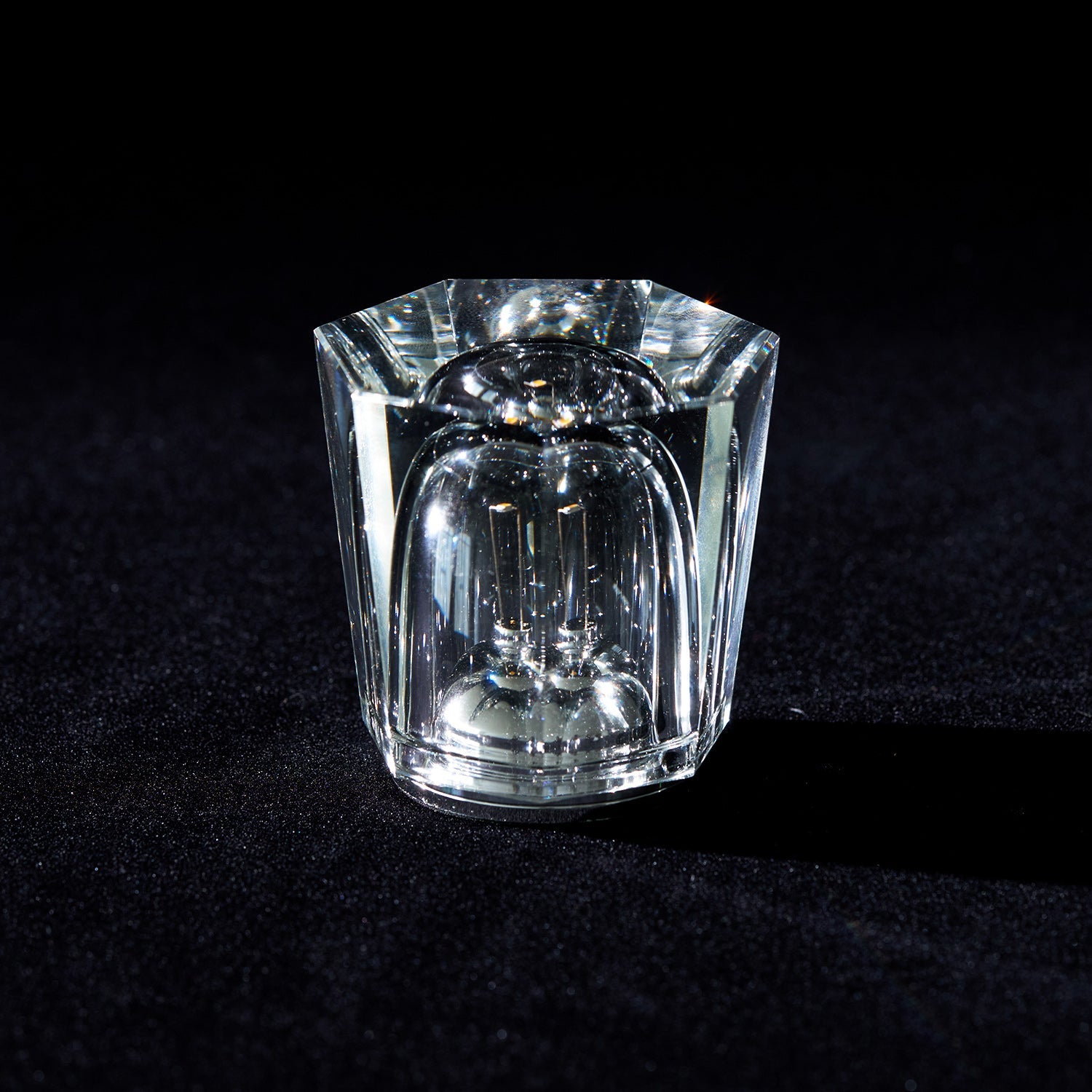 Diamant Kristal Tafellamp met Ingebouwde Accu – Draadloos & Dimbaar – Ø 8,2 cm × H 9 cm | Sansoti