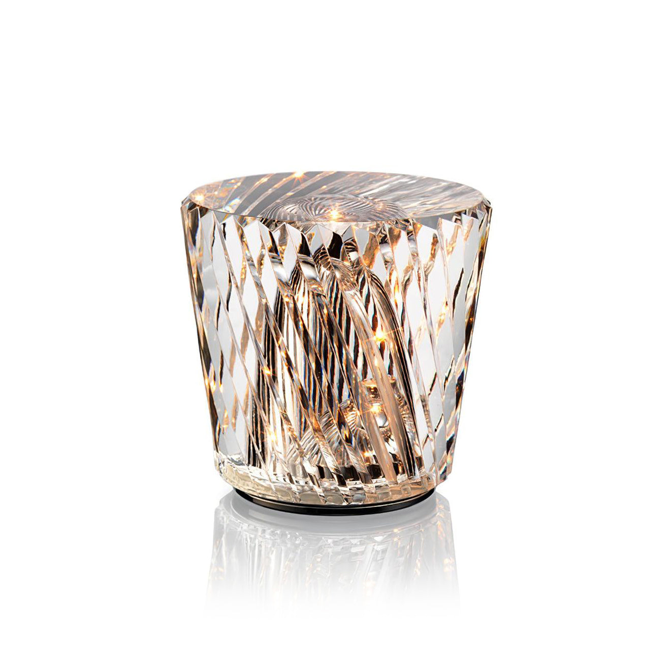 Diamant Kristal Tafellamp met Ingebouwde Accu – Draadloos & Dimbaar – Ø 8,2 cm × H 9 cm | Sansoti