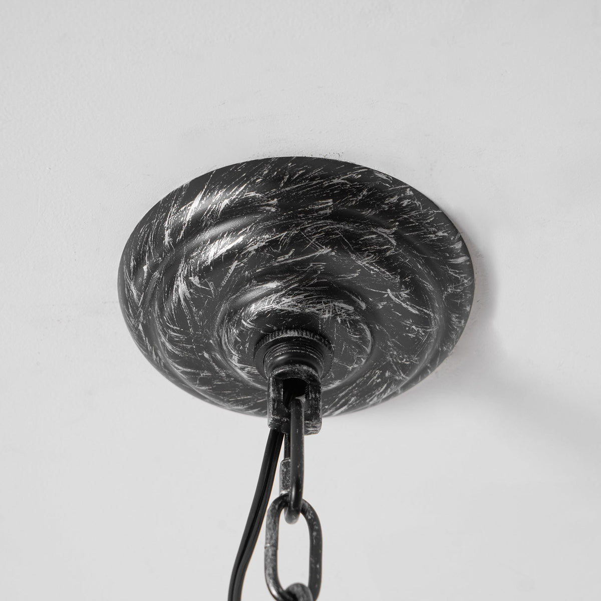 Lustre en cristal avec finition bronze antique et suspension à chaîne – Éclairage décoratif exclusif | Sansoti
