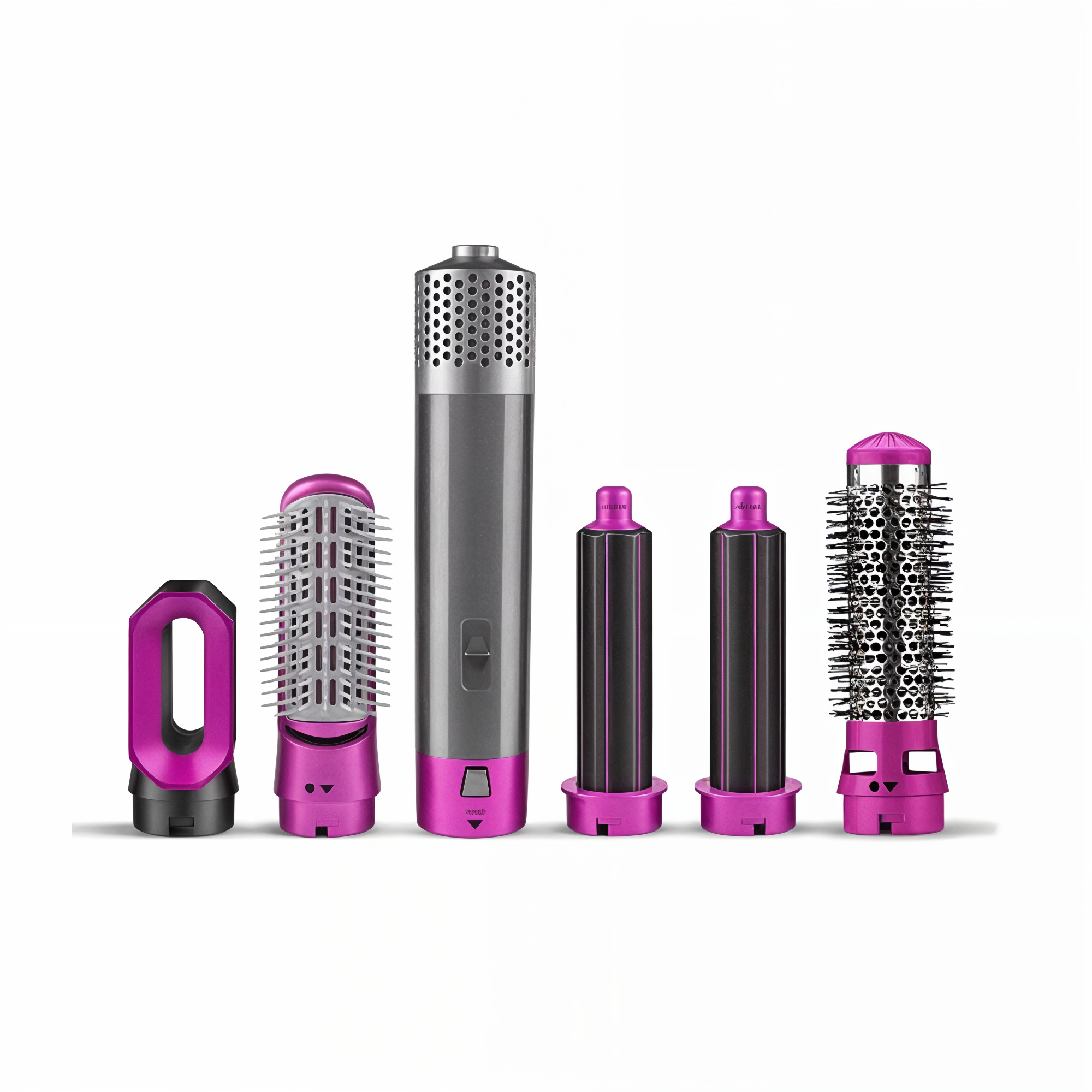 5-in-1 Multifunctionele Haardroger met Ionic Technologie en Verwisselbare Opzetstukken | Sansoti