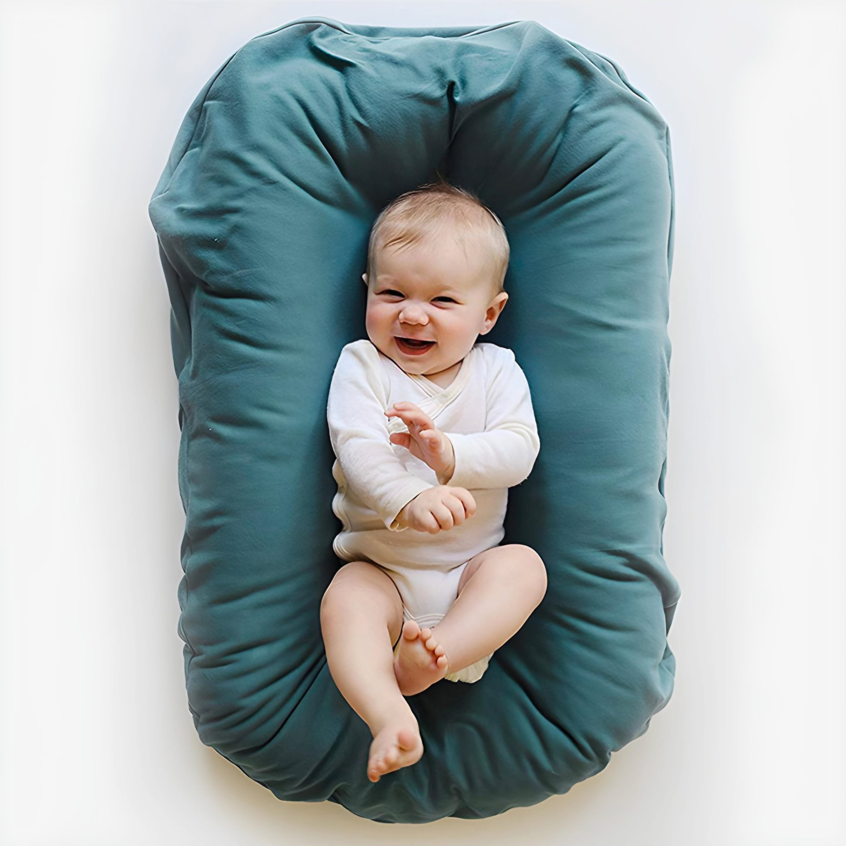 Padded Cotton Baby Nest 75x42 cm Travel Bed Changing Area Play Mat Newborn Toddler Portable Comfortable | Sansoti