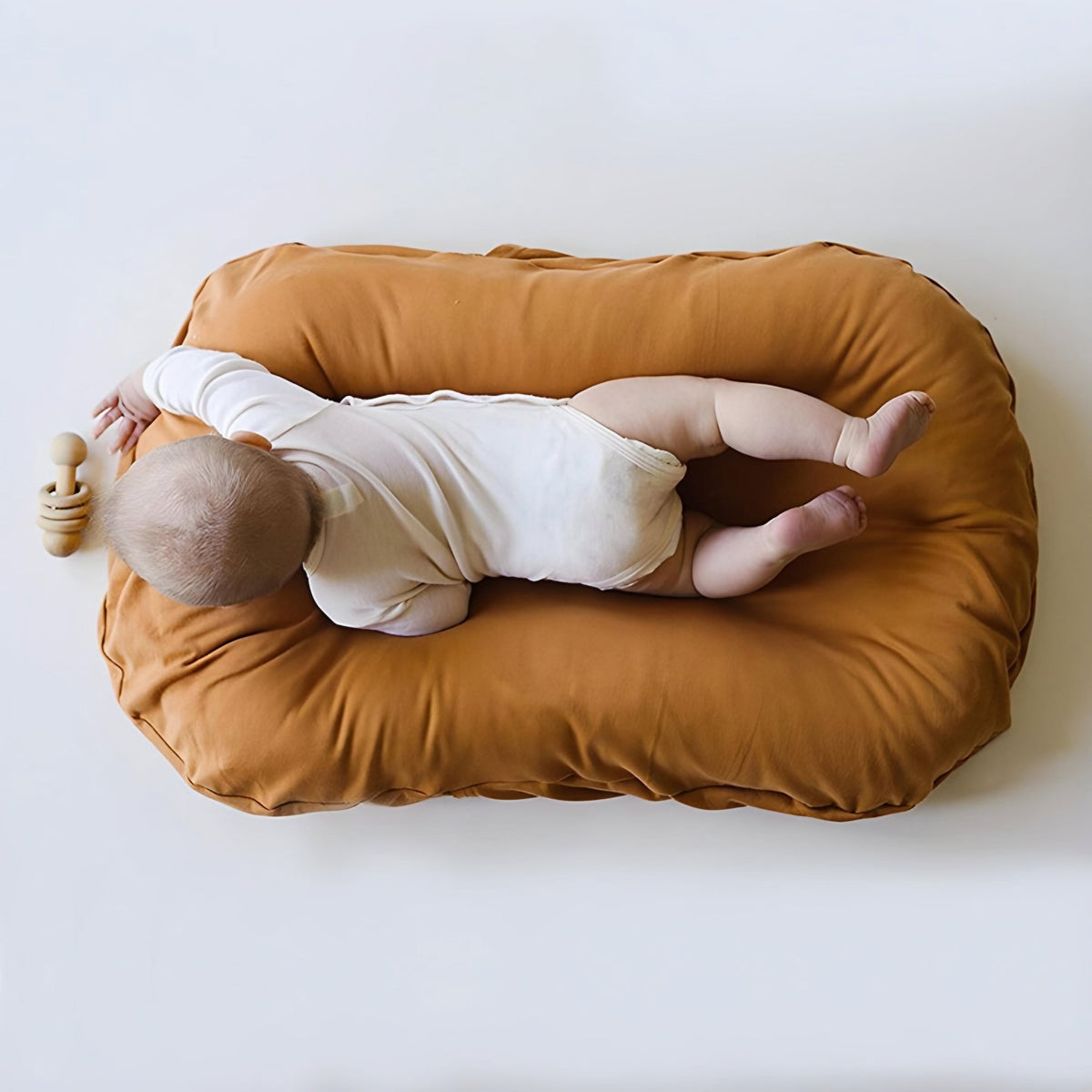 Padded Cotton Baby Nest 75x42 cm Travel Bed Changing Area Play Mat Newborn Toddler Portable Comfortable | Sansoti