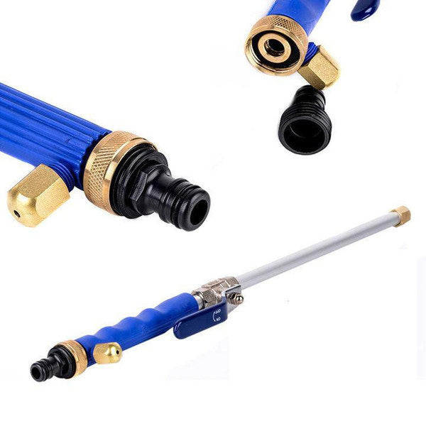 High-Pressure Washer Attachment for Garden Hose Blue Metal Universal Multifunctional Patio and Garden Cleaning | Sansoti