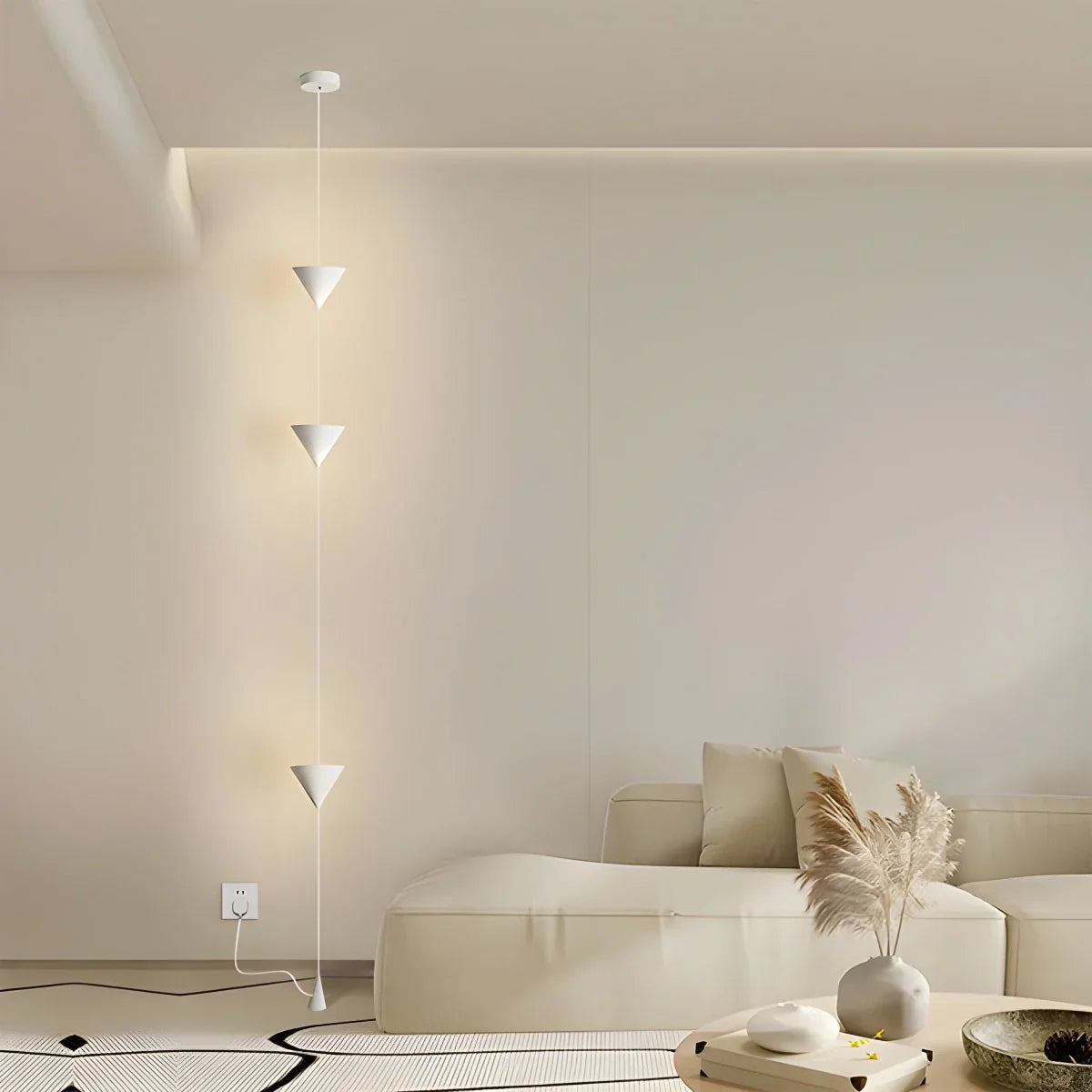 Steh- bis Deckenlampe LED 3,5 Meter Verstellbar Wohnzimmer Schlafzimmer Minimalistische Stehlampe Designlampe Akzentbeleuchtung Homeoffice | Restfield