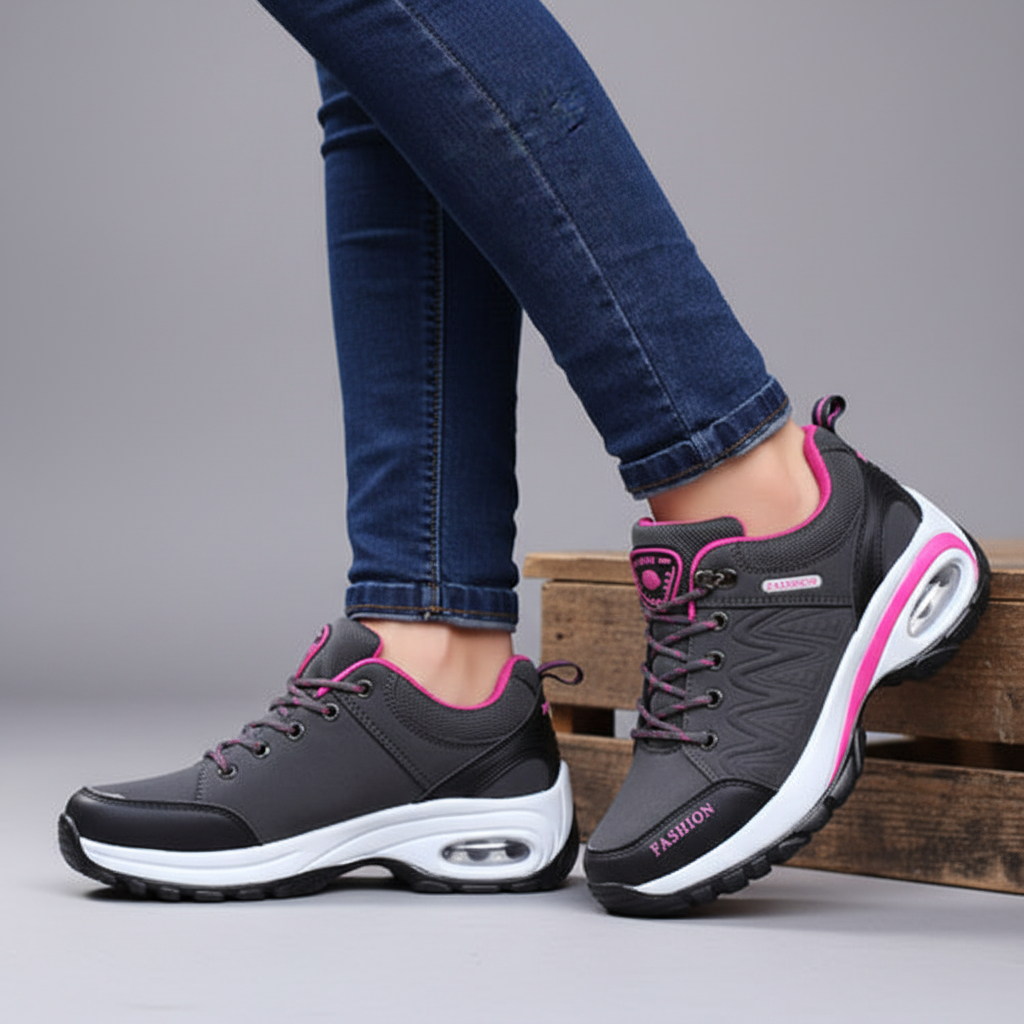 Orthopedic Hiking Shoes Women’s Ergonomic Arch Support Insole Non-Slip Textile Breathable Comfort Daily Casual | Sansoti