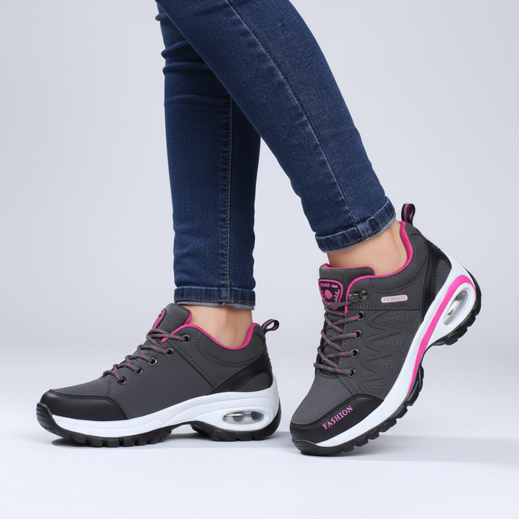 Orthopedic Hiking Shoes Women’s Ergonomic Arch Support Insole Non-Slip Textile Breathable Comfort Daily Casual | Sansoti