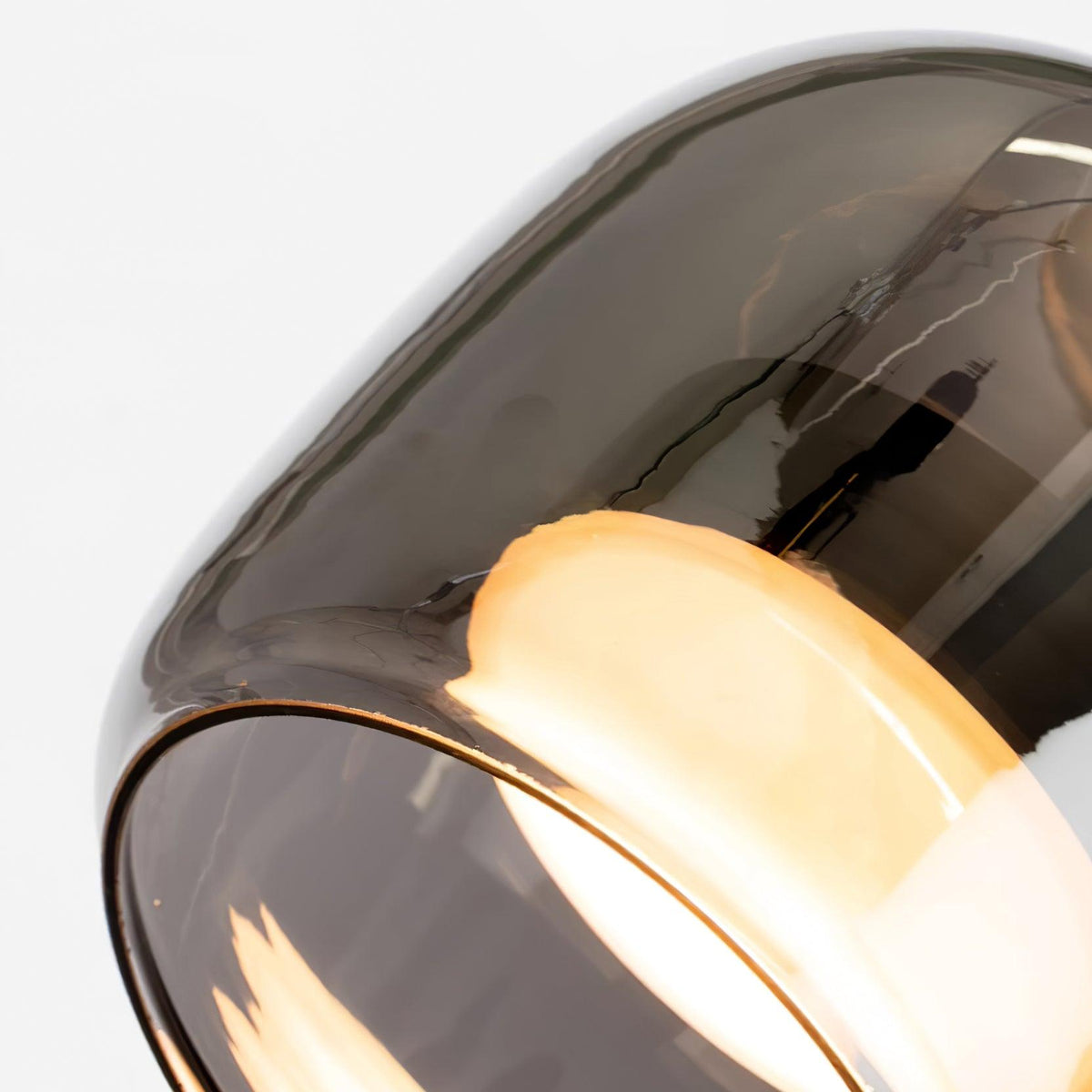 Rookglas Hanglamp Minimalistisch Design Dimbaar E27 Fitting Eettafel Woonkamer Plafondverlichting Eetkamer | Sansoti