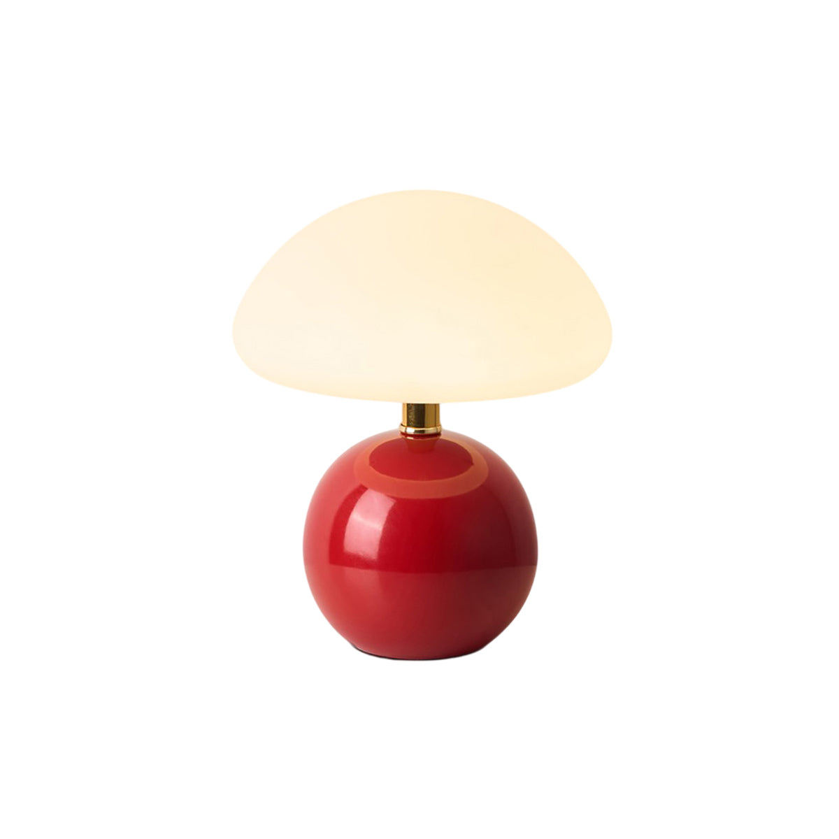 Keramische Tafellamp met Rotomold Kap - Warm Wit LED 3000K - Ø 20 cm - Scandinavische Designlamp | Sansoti