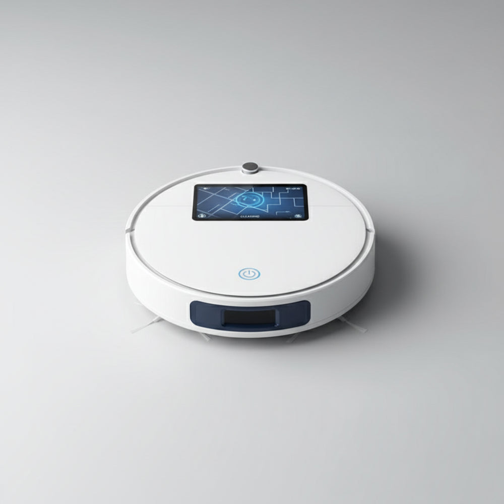 Compacte Robotstofzuiger met AI Navigatie voor Tapijt Parket Laminaat | Sansoti