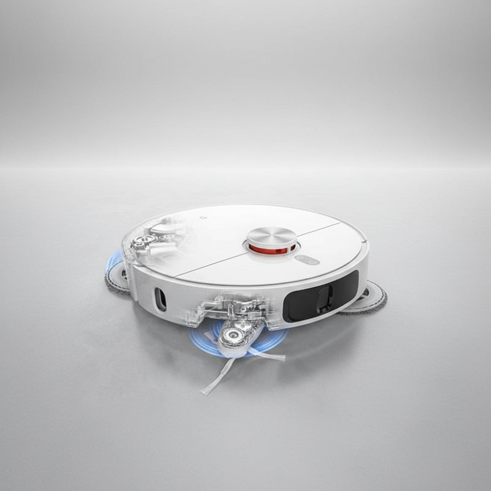 Compacte Robotstofzuiger met AI Navigatie voor Tapijt Parket Laminaat | Sansoti