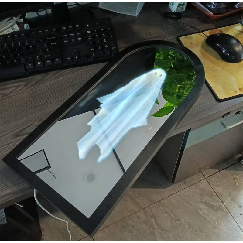 Hologram Ghost Wall Mirror Halloween Decoration Living Room Wall Decor Party Decoration Spooky Interior | Sansoti