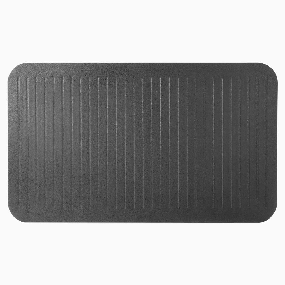 Anti-Vermoeidheidsmat Staand Bureau Zwart PU Schuim Ergonomisch Antislip 4 Maten