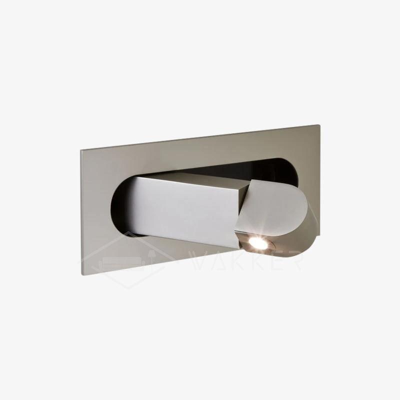 LED wandlamp met verborgen schakelaar – druk in, druk uit – verstelbare kop voor leeslicht naast bed | Sansoti