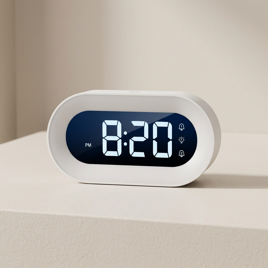 Digitale Wekker met Lichtsimulatie en Natuurgeluiden Oplaadbaar Dawn Alarm | Sansoti
