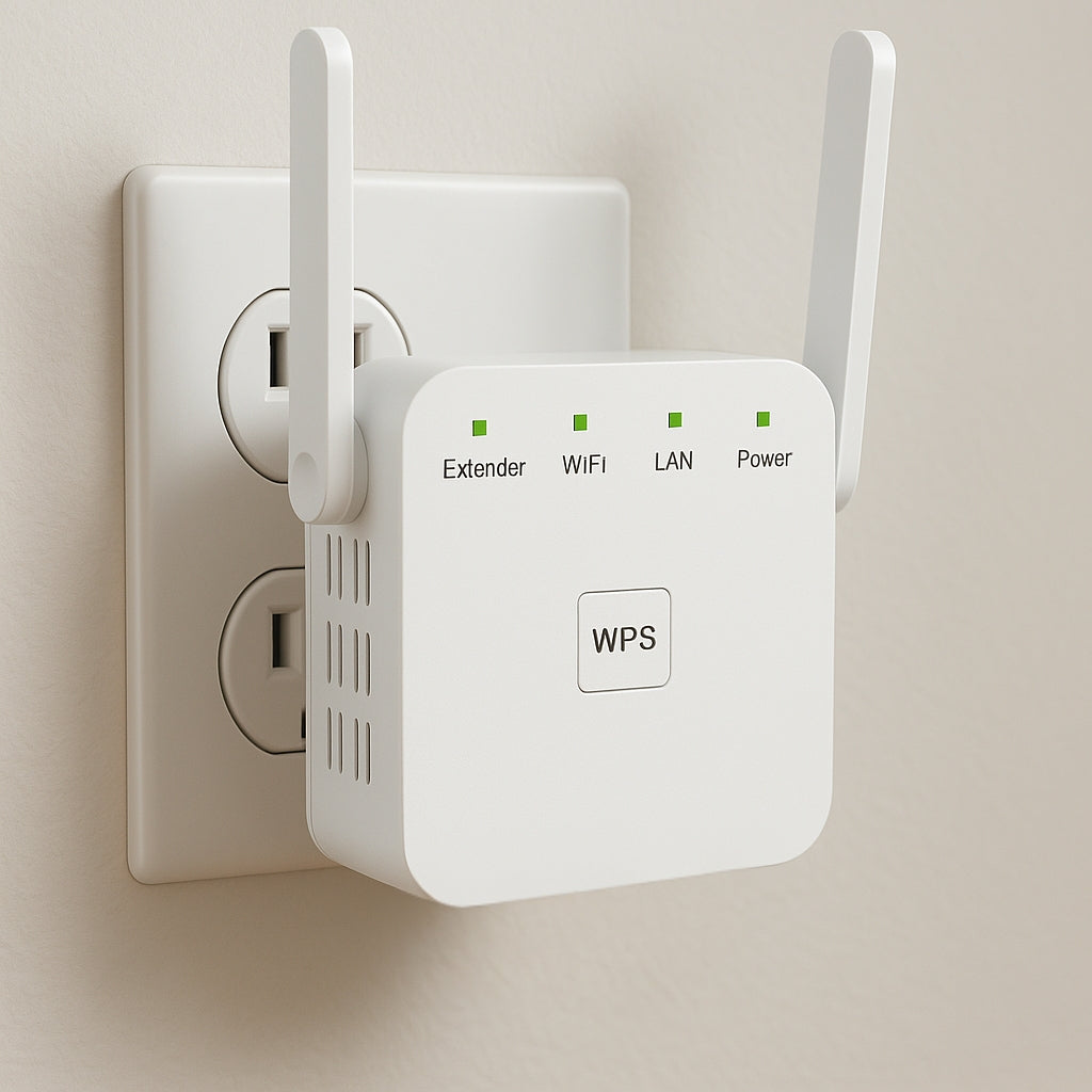 Draadloze Signaalversterker Dual-Band WiFi Bereikuitbreider voor Volledig Huisnetwerk 2.4 en 5 GHz Router | Sansoti