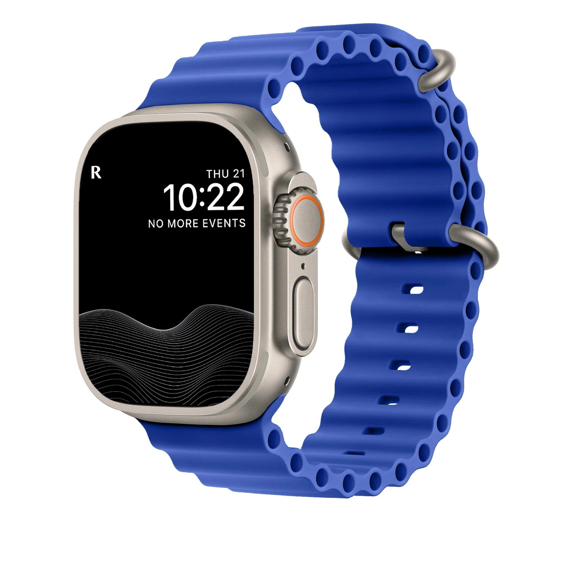 Elastische Horlogeband voor Smartwatch 40-49mm Siliconen Stretch Bandje Geel Blauw Wit Oranje Geschikt voor Sport Duiken Dagelijks Gebruik Comfortabele Pasvorm Ook Over Wetsuit | Sansoti