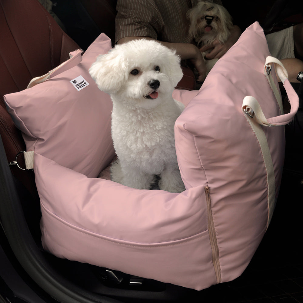 Autostoel Hondenmand First Class - Comfortabel Reiskussen voor Hond of Kat - Verstelbaar Wasbaar Autoreizen | Sansoti