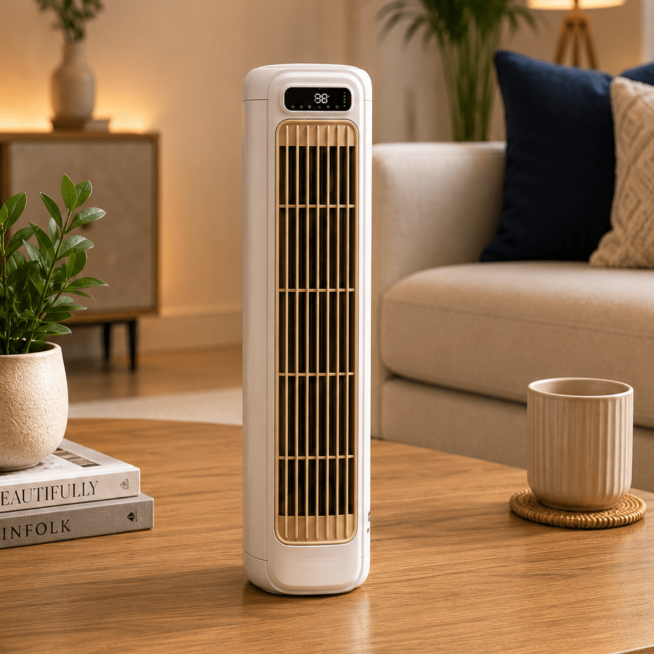 Wireless Fan with Rotating Air Circulation Compact Design for Bedroom & Office | Sansoti