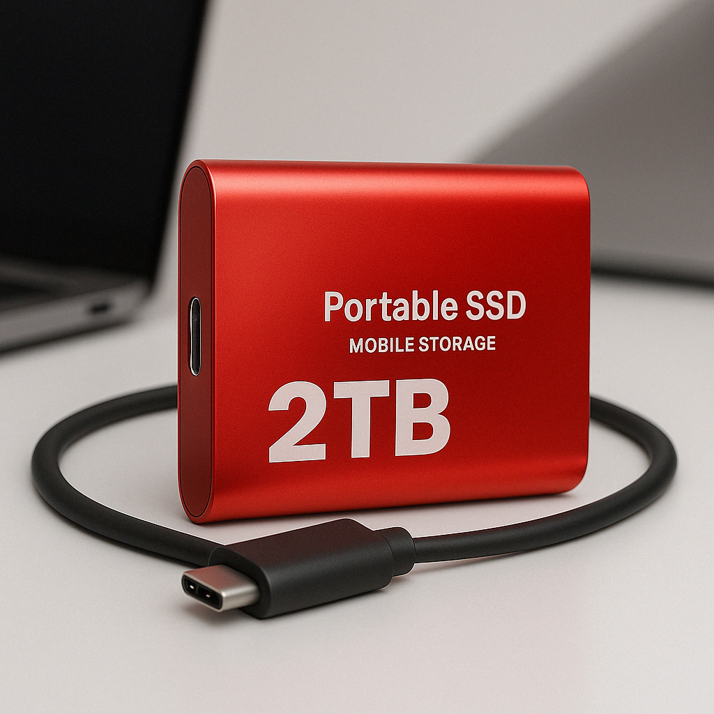 Externe SSD 2TB Ultrasnelle Gegevensopslag Compacte Harde Schijf voor PC Laptop Fotografie | Sansoti