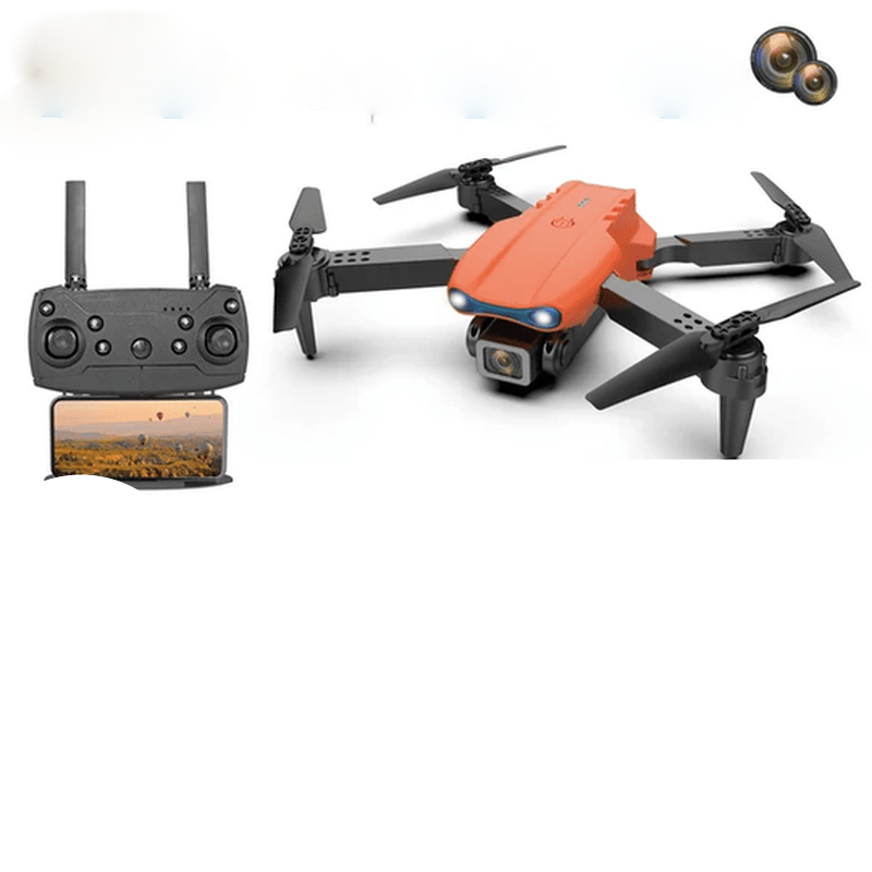 Professionele Camera Drone 4K UHD Luchtfotografie Lange Vliegtijd Opvouwbaar Design Zwart Oranje Grijs | Sansoti