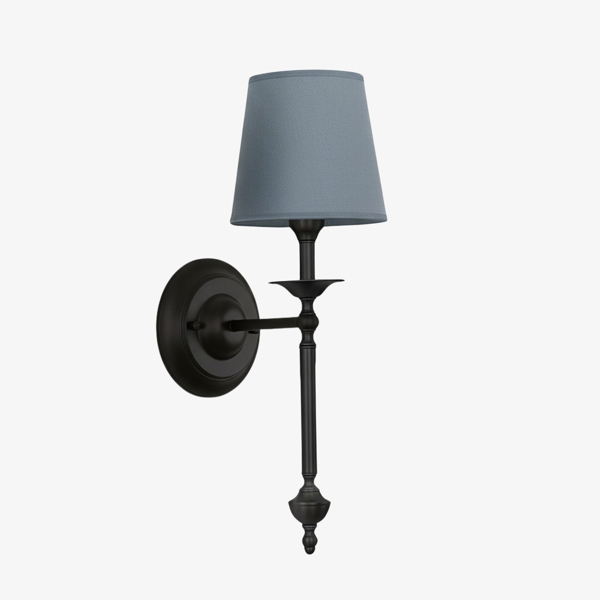 Stoffen Wandlamp met Vintage Koperen Afwerking – Sfeervolle Verlichting voor Hal, Slaapkamer en Woonkamer | Sansoti