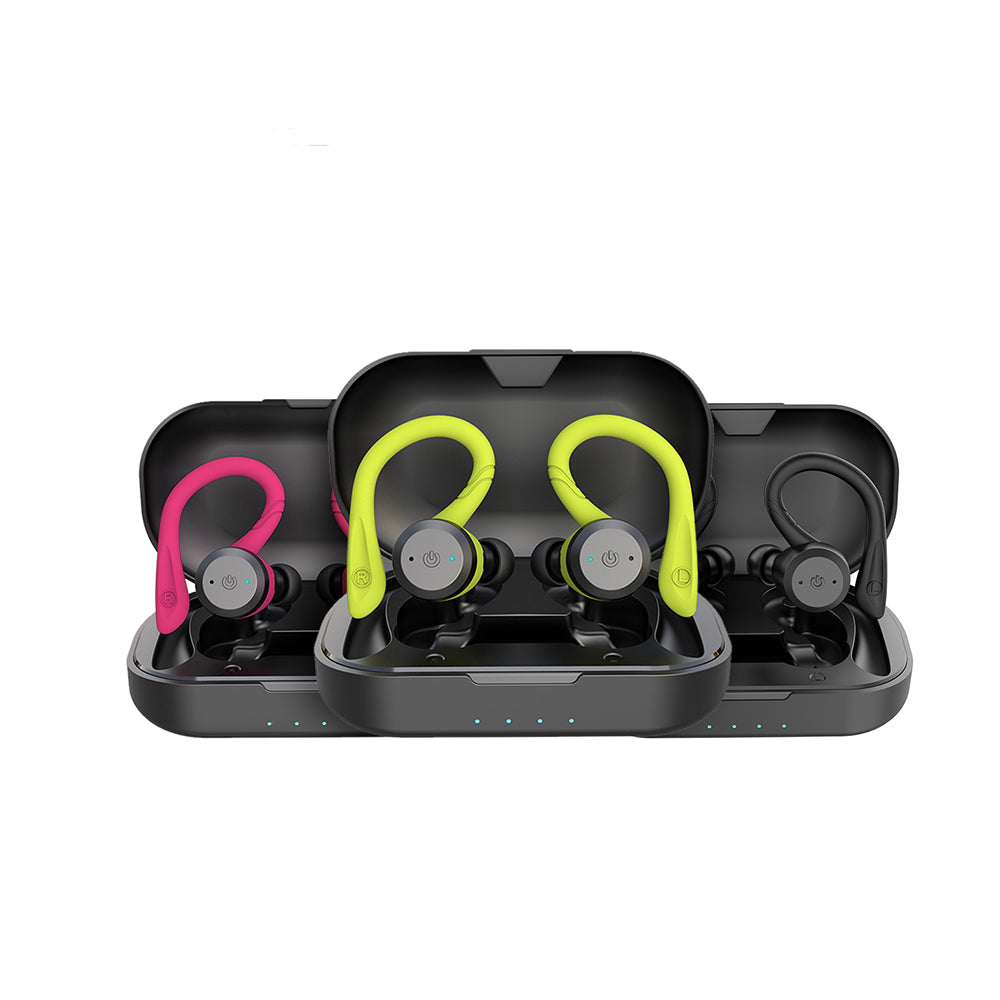 Wireless Sports Earbuds – 20 Hours of Playback, IPX7 Waterproof, Bluetooth 5.0 for Swimming & Fitness | Sansoti