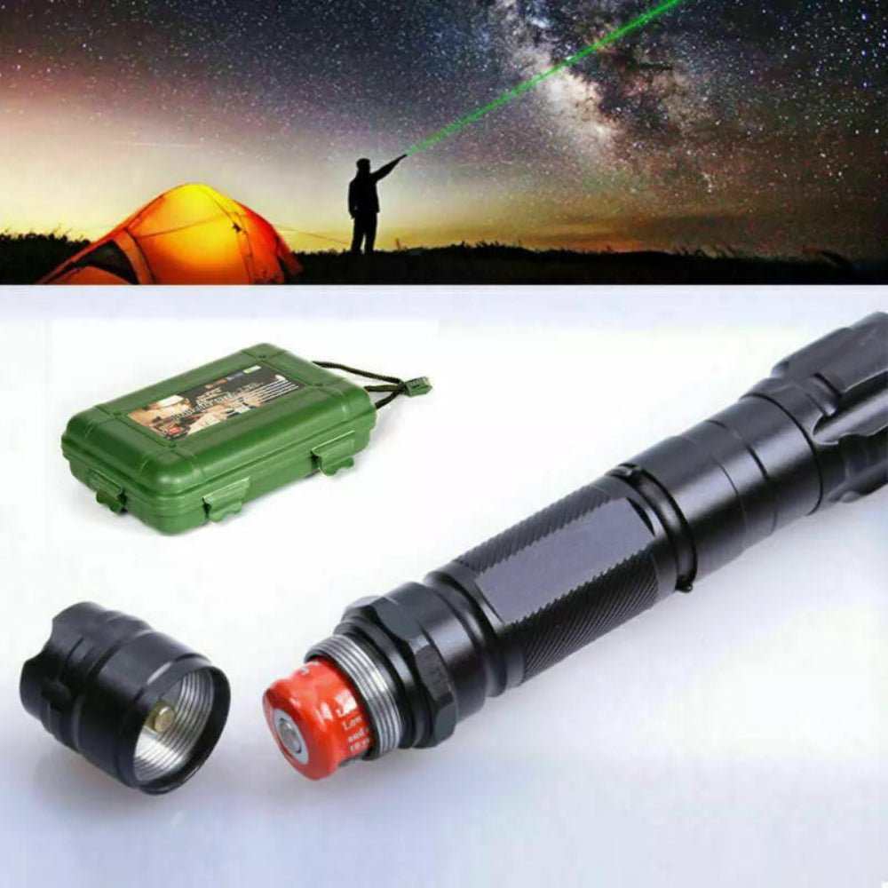 Herlaadbare Laserpointer Groen 532nm USB Oplaadbaar Presentaties Sterrenkijken Outdoor Reikwijdte 2000m | Sansoti
