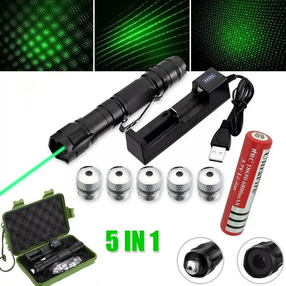 Herlaadbare Laserpointer Groen 532nm USB Oplaadbaar Presentaties Sterrenkijken Outdoor Reikwijdte 2000m | Sansoti