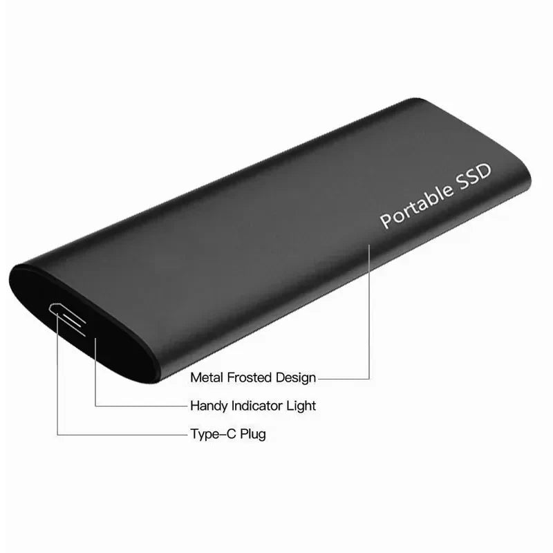 Ekstern Harddisk 4TB USB-C Portabel Lagring