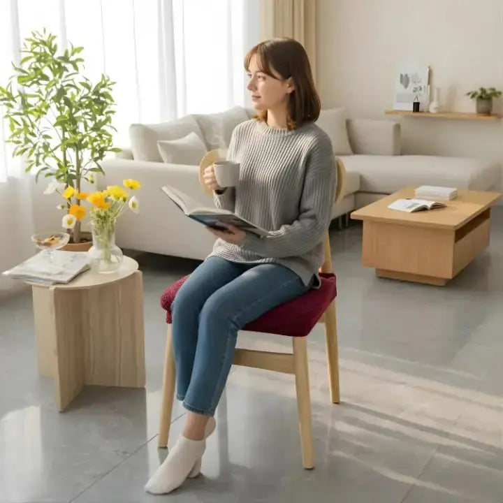 Elastische Stoelhoezen Set van 4 – Waterdicht, Vlekbestendig, Machinewasbaar | Sansoti