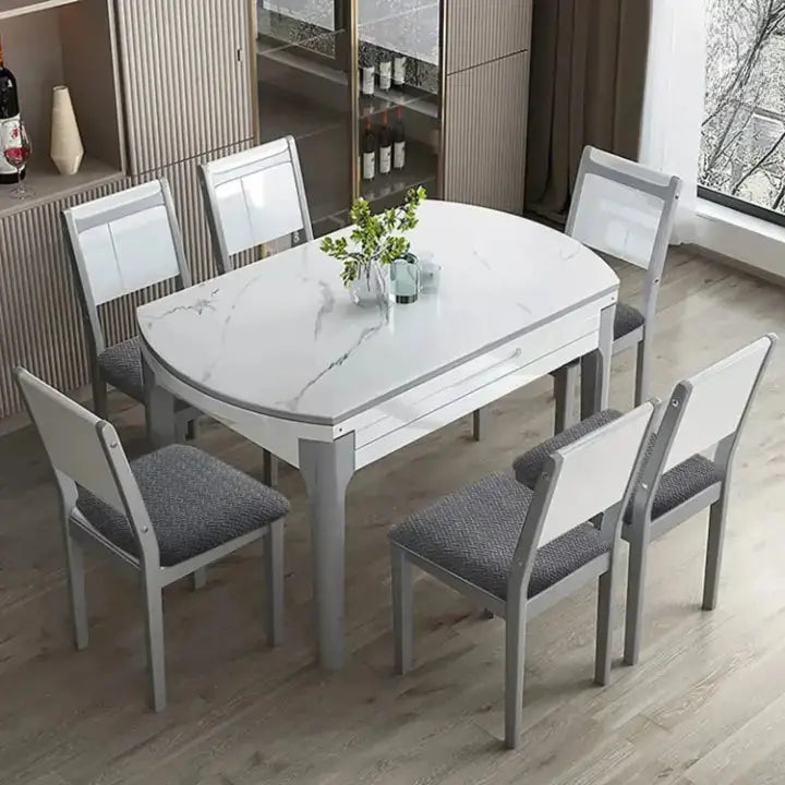 Elastische Stoelhoezen Set van 4 – Waterdicht, Vlekbestendig, Machinewasbaar | Sansoti