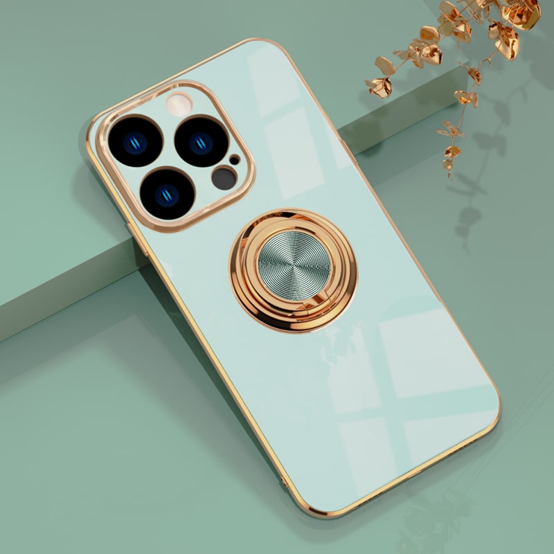 Telefoonhoesje met Ringhouder & Magnetische Steun voor Veilig Autogebruik iPhone 14 15 16 17 Pro Max | Sansoti