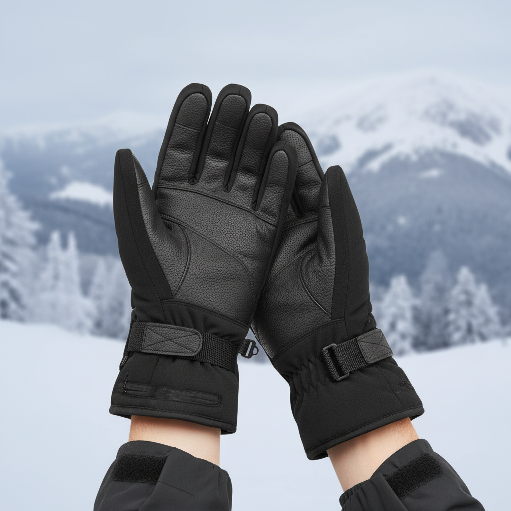 Elektrisch beheizte Handschuhe Unisex mit Touchscreen, wasserdicht, für Winter, Skifahren, Wandern und Outdoor-Sportaktivitäten | Sansoti
