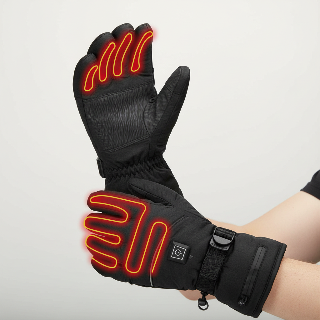 Elektrisch beheizte Handschuhe Unisex mit Touchscreen, wasserdicht, für Winter, Skifahren, Wandern und Outdoor-Sportaktivitäten | Sansoti