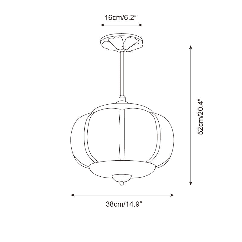 Plafonnier design vintage en verre – éclairage de plafond élégant avec détails métalliques | Restfield