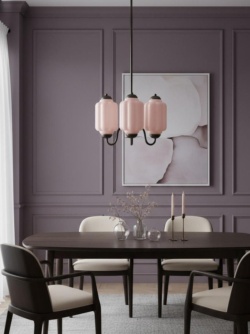 Melkglazen Kroonluchter Vintage Afwerking Tijdloze Elegantie Klassieke Verlichting voor Eetkamer Woonkamer | Sansoti
