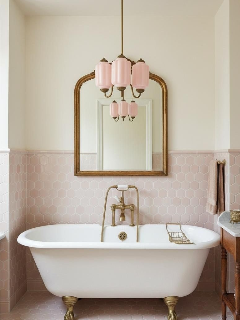 Melkglazen Kroonluchter Vintage Afwerking Tijdloze Elegantie Klassieke Verlichting voor Eetkamer Woonkamer | Sansoti