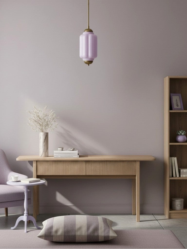 Vintage Glazen Hanglamp met Nostalgische Uitstraling – Verfijnde Verlichting voor Eetkamer en Keuken | Sansoti