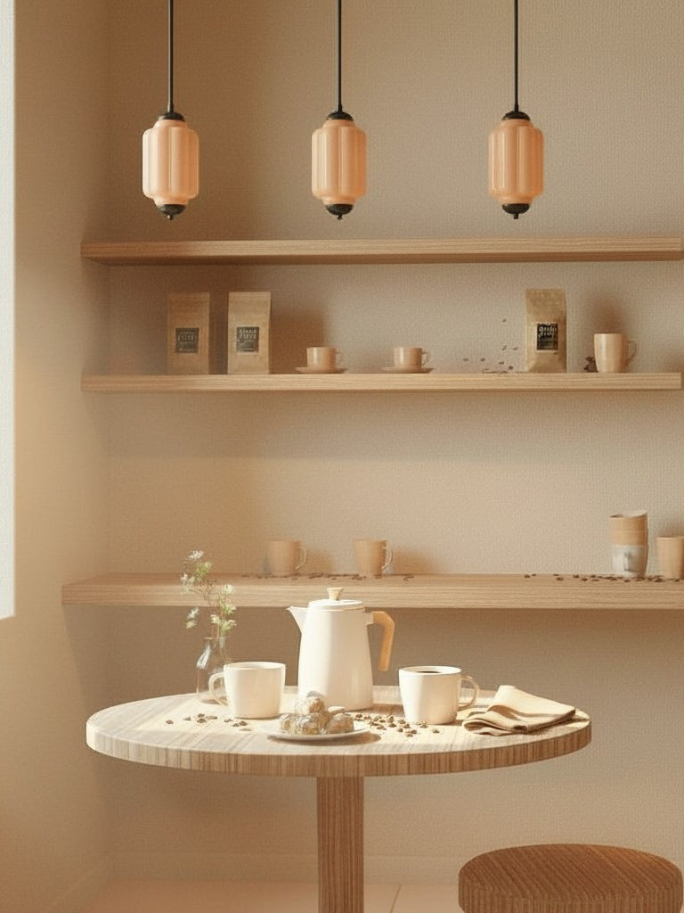 Vintage Glazen Hanglamp met Nostalgische Uitstraling – Verfijnde Verlichting voor Eetkamer en Keuken | Sansoti