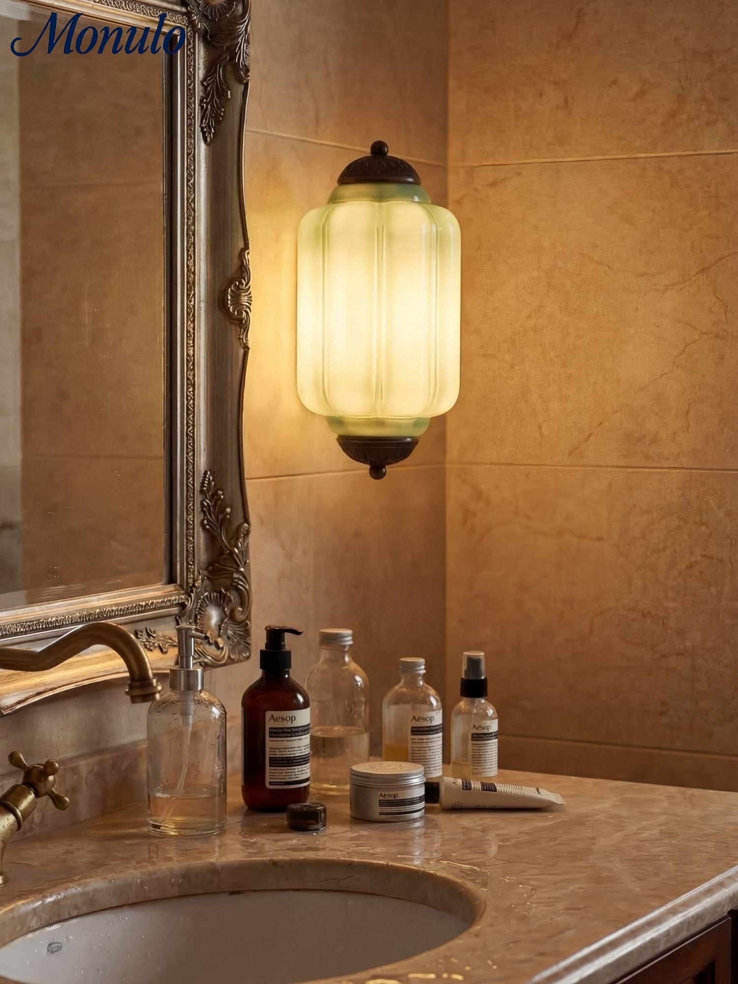 Wandlamp Melkglas voor Slaapkamer Gang Scandinavische Stijl | Sansoti